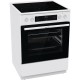 Gorenje GECS6C70WPA Κουζίνα 71lt με Κεραμικές Εστίες Π60εκ. Λευκή